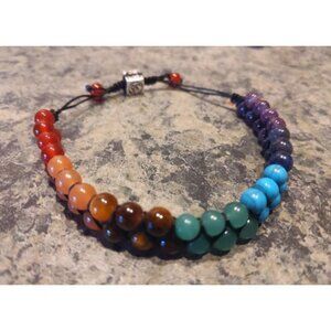 New Bead Chakra Bracelet 7 Chakras Healing Crystals Bracelet Yoga Stone Beads